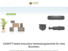 Tablet Screenshot of confitt.de
